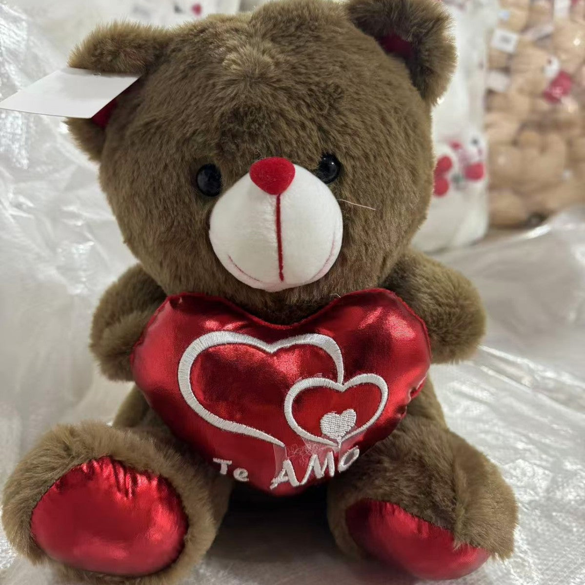 Plush Toy Bear Soft & Cuddly Stuffed Animal Gift