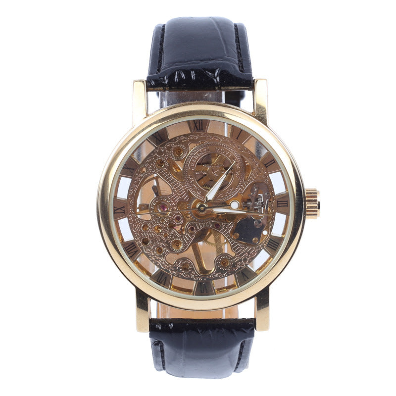 Classic Skeleton Mechanical Watch – Timeless Elegance with Visible Craftsmanship