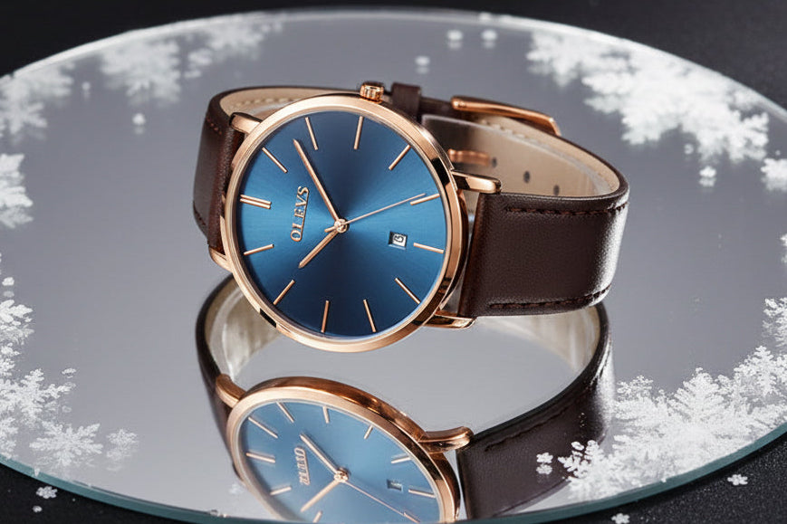 Fashion Casual Watch Men Luxury Brand Mens Watches Leather Sport Waterproof Auto Date Quartz Wristwatch