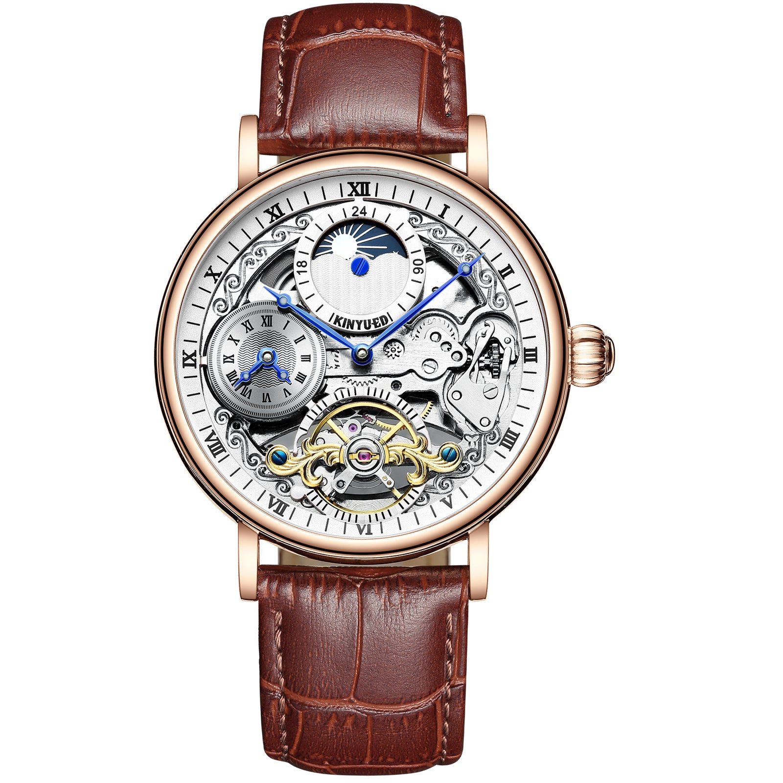 Men’s Automatic Mechanical Watch | Waterproof Skeleton Luxury Timepiece