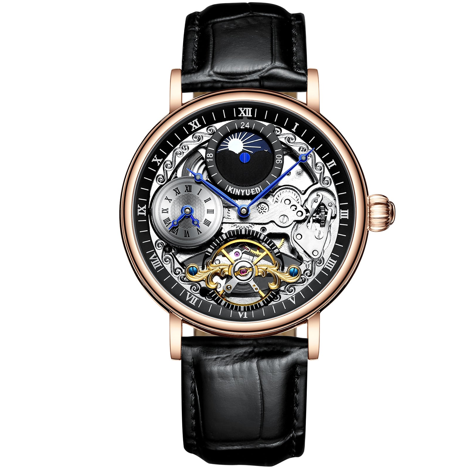 Men’s Automatic Mechanical Watch | Waterproof Skeleton Luxury Timepiece