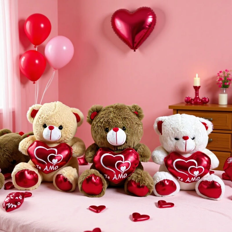 Plush Toy Bear Soft & Cuddly Stuffed Animal Gift