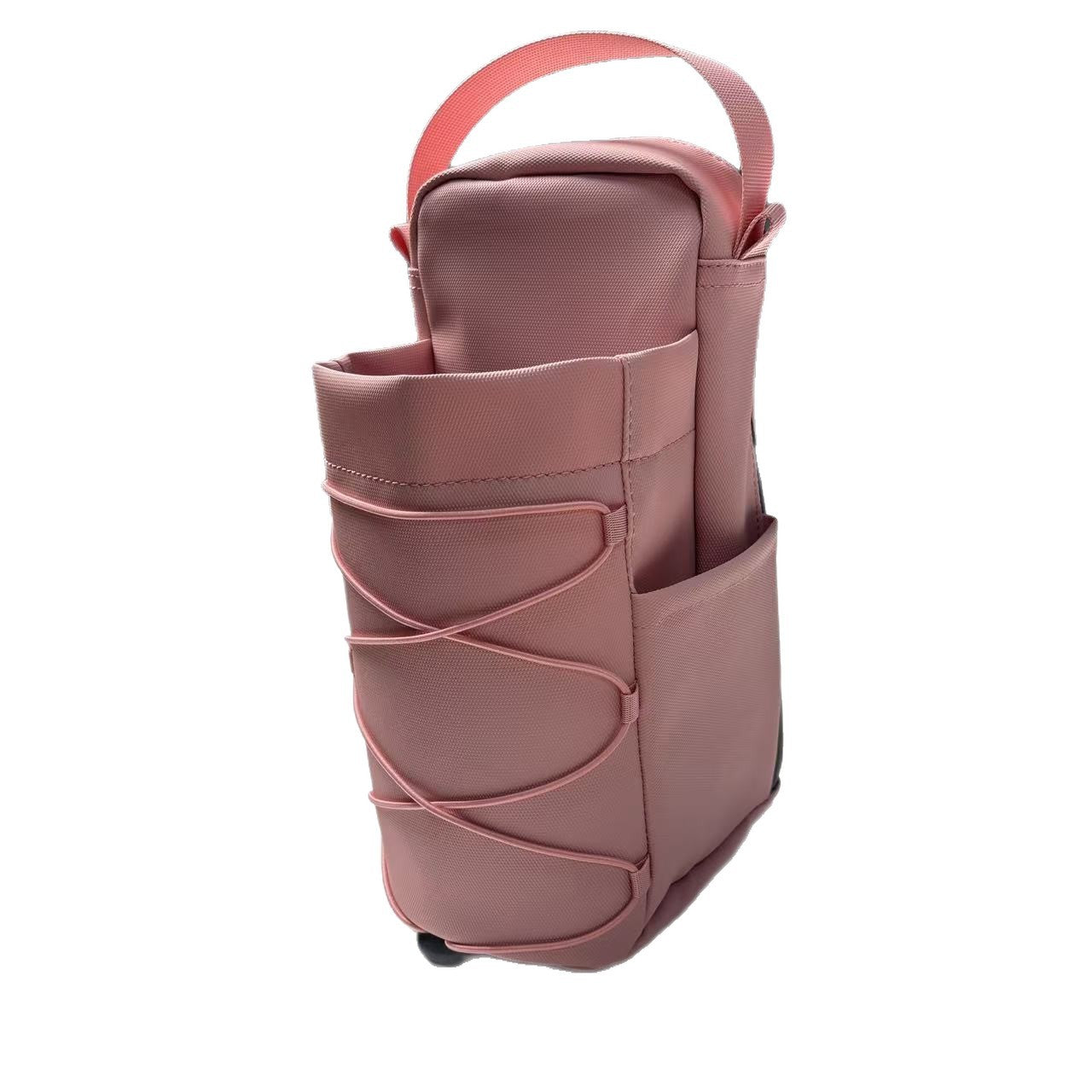 Magnetic Gym Water Bottle Bag with Phone Holder, Keys Pocket & Strap