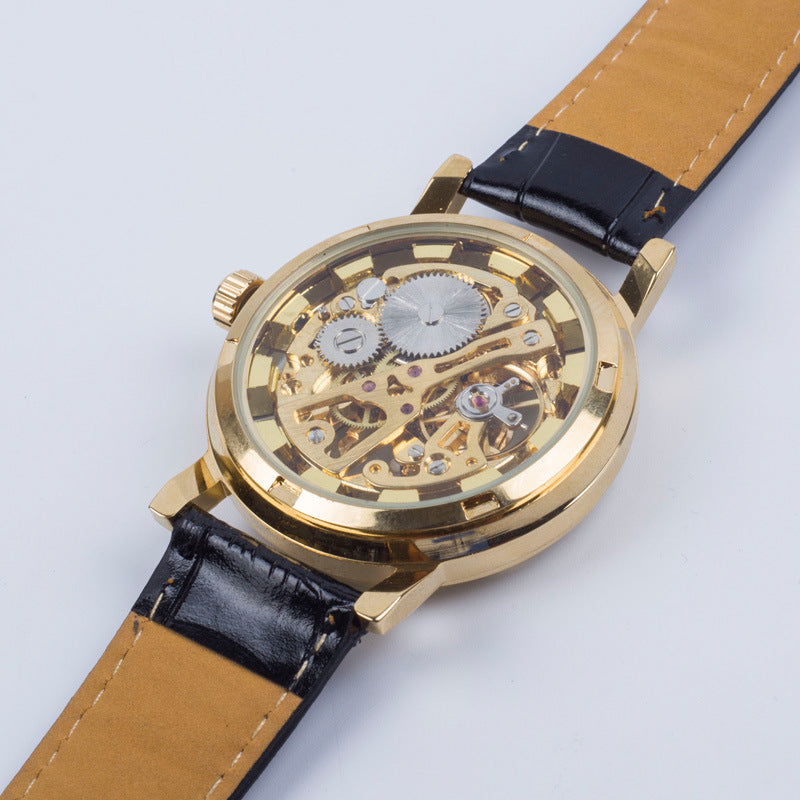 Classic Skeleton Mechanical Watch – Timeless Elegance with Visible Craftsmanship