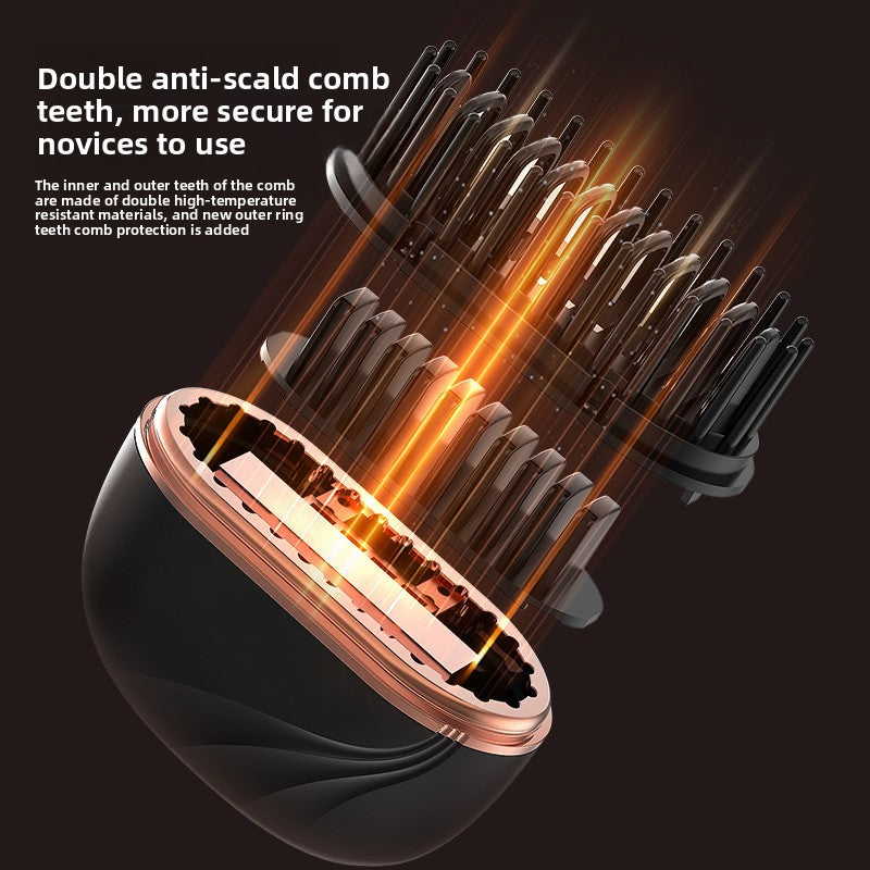 Mini Hair Straightening Comb Portable Heated Comb for Smooth Hair
